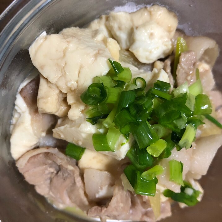 【幼児食】取り分け可能！豚バラ肉豆腐！